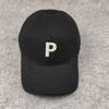P Letter Color Baseball Cap Big Head Circumference Women's Hat Casual Fashion Cap Spring and Summer Soft Top Women's Hat