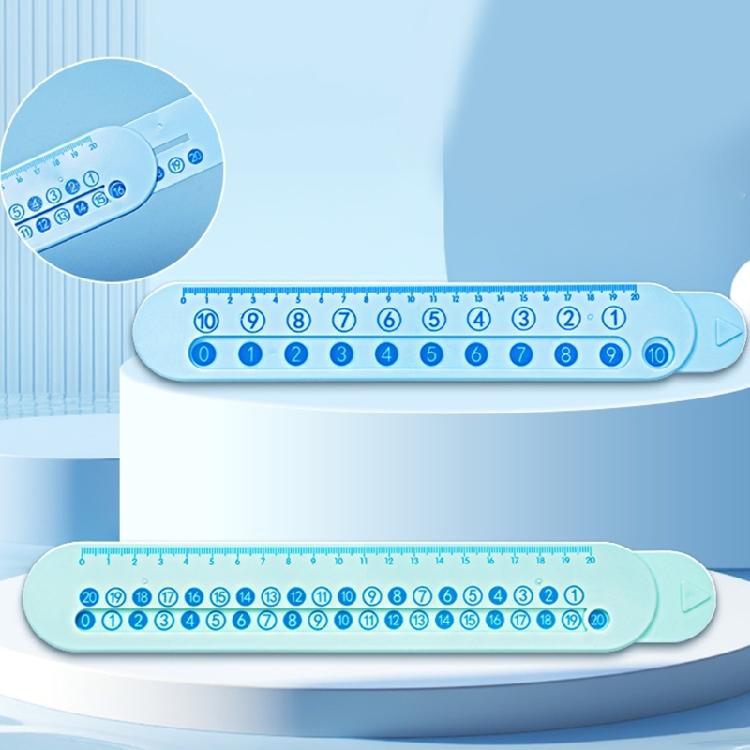 Educational Math Mathematics Ruler 20cm Plastic Measurement Ruler For Architectural Drafting Geometry Drawing Sketching