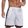 Mens Wet Look Boxer Shorts Drawstring Elastic Waist Pockets Waterproof Beach Shorts Swimming Trunks Loose Fit Short Pants Club
