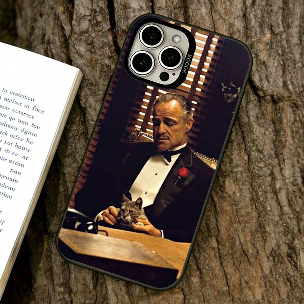 

The Godfather Phone Case For iPhone 17,16,15,14,13,12,11 Plus,Pro Max,XS,Colorful Silver Black Cover iPhone14Plus