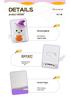 Halloween Pumpkin Witch Silicone Night Light with Timer