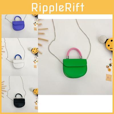 Borsa a Spalla Mini Trendy in PU con Catena per Ragazze alla Moda in Vari Colori Ideale per Bambini