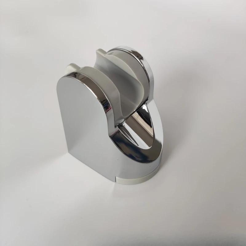 Ruční držák sprchy Nástěnný ABS Držák pro montáž sprchy Nastavitelný Chromovaná Pevná základna Domácí Koupelnové doplňky