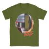 Daft Punk Electronic Band TShirt Beach  100 Cotton TShirts For Men Fashion Pattern Tee Shirt Short Sleeve Vintage Clothing