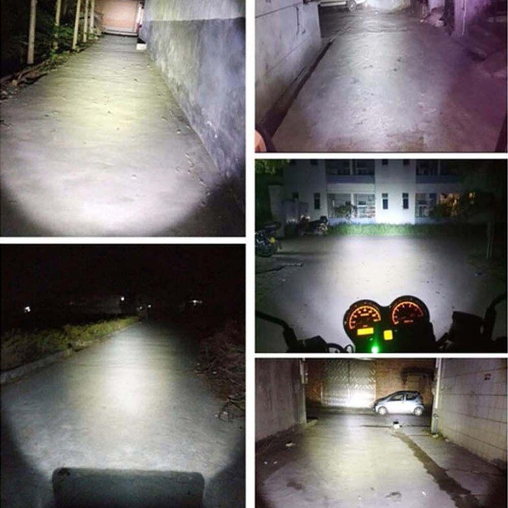 Lighting Motor HeadLamp Moped Motorcycle Headlight Car LED Bulb COB Fog Light Hi/Lo Beam Light