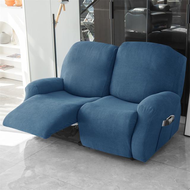 Polar Fleece Recliner Sofa Cover For Living Room Stretch Spandex Armchair Slipcovers Lazy Boy Chair Covers Couch Protector Split
