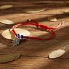 Hamsa Hand Verstellbare Rote Schnur Armbänder Hand von Fatima Türkisches Glücksbringer Böser Blick Armband für Frauen Geflochtenes Amulett Schmuck Geschenk