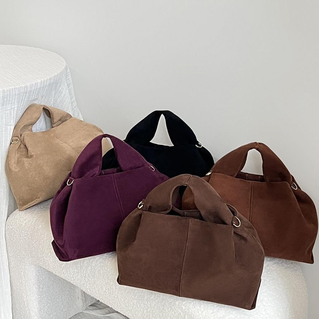 Suede Cloud Bag Diagonal Shoulder Bag