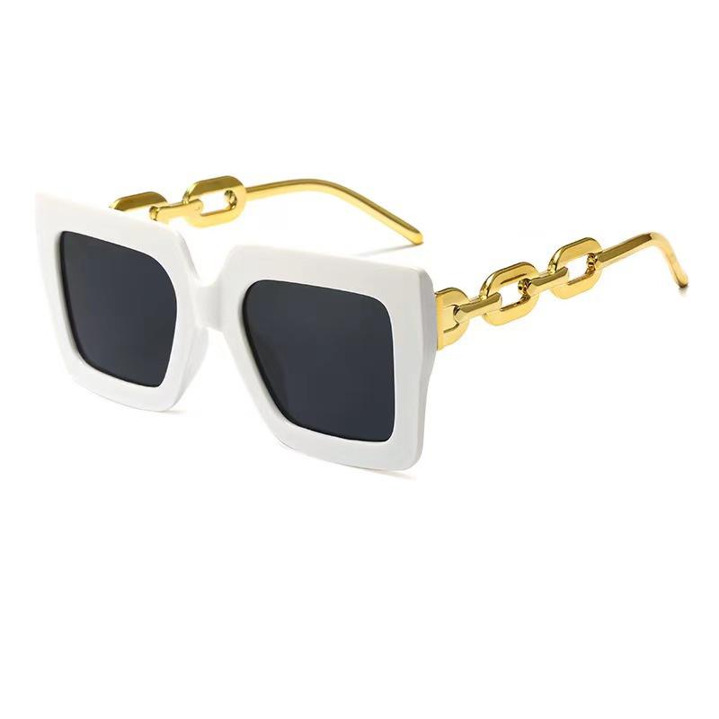 Personalized Trendy Sunglasses Chain Uv Protection Sunglasses Trendy Sunshade Glasses
