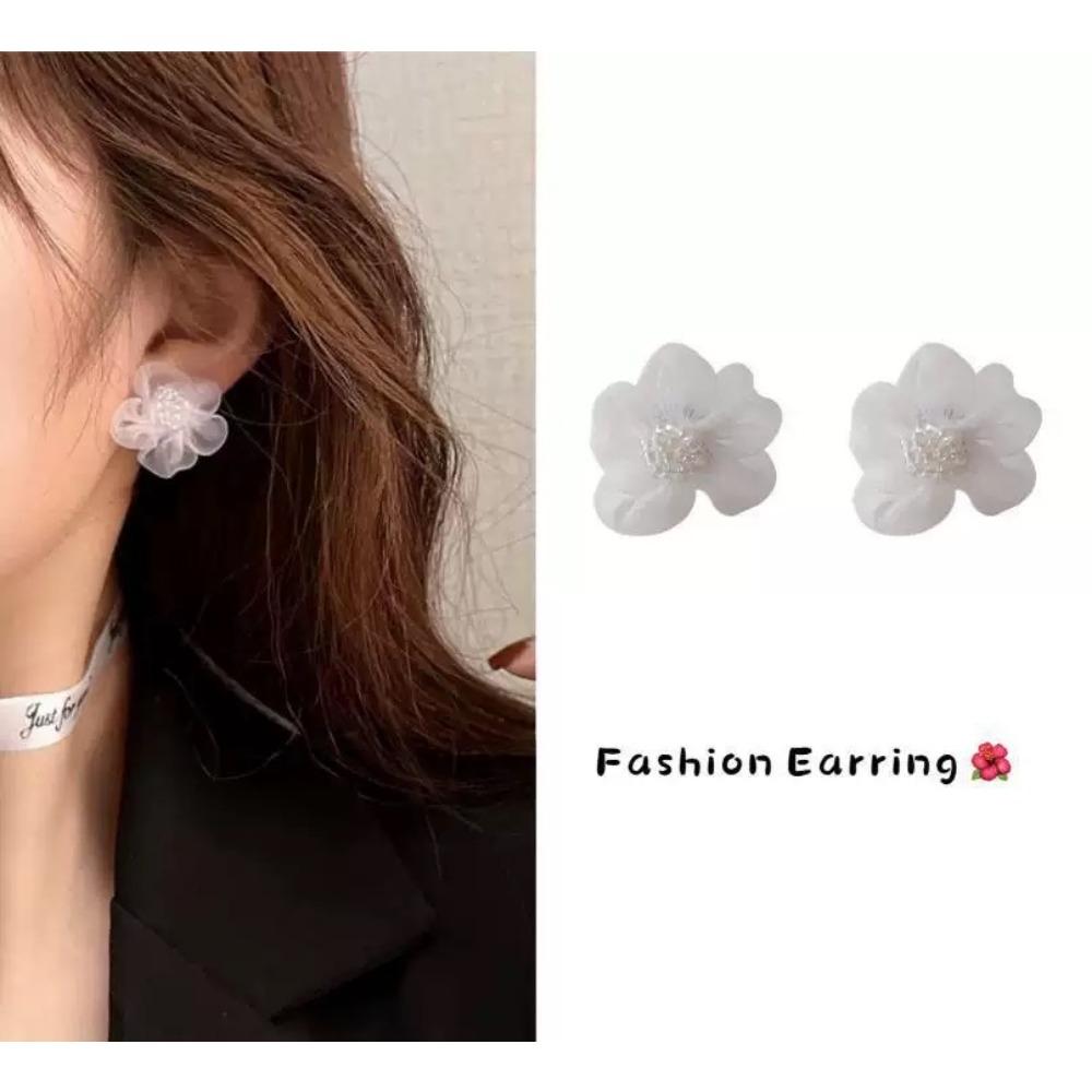 Cercei Ciucuri Floare Golă Acul de Argint Modă Personalitate Vânt Rece Cercei Lungi Temperament Cercei Avansați