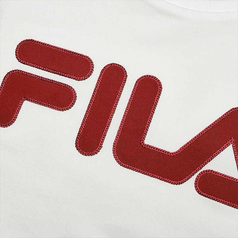 New FILA Sweatshirt Women's Fresh Ivory F11W449208FIV