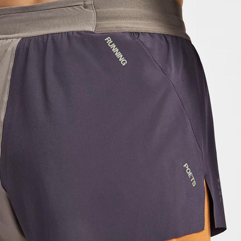 Nike Dri-Fit Swift International Running Team Two-In-One Quick-Dry Lace-Up Mid-Rise Sports Shorts Women Shorts IO0492-289