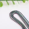 Colorful Iridescent Glass Bead Chain for Plush Toys and DIY Jewelry Accessories