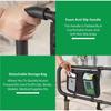 3-in-1 Foldable Bedside Grab Bar Elderly People Using Multipurpose Bedside Safety Handrail With Storage Pouch Bedside Handrail