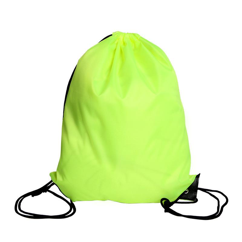 Polyester, Drawstring Pocket, Double Shoulder Drawstring Backpack, Drawstring Backpack Bag, Sports and Fitness, Waterproof, Oxford Cloth Storage Bag