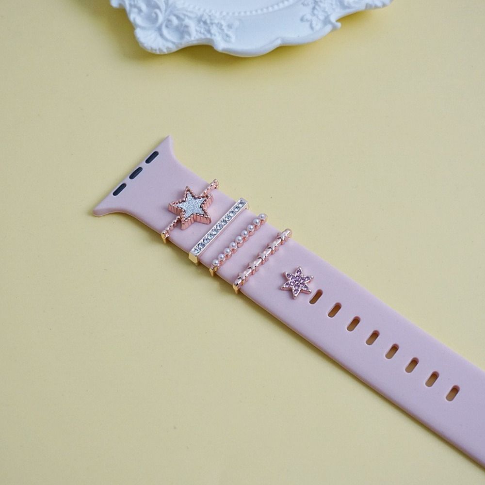 Metal Decorative Ring Brooch Decorative Nail Creative Watch Band Ornament  Strap Accessories
