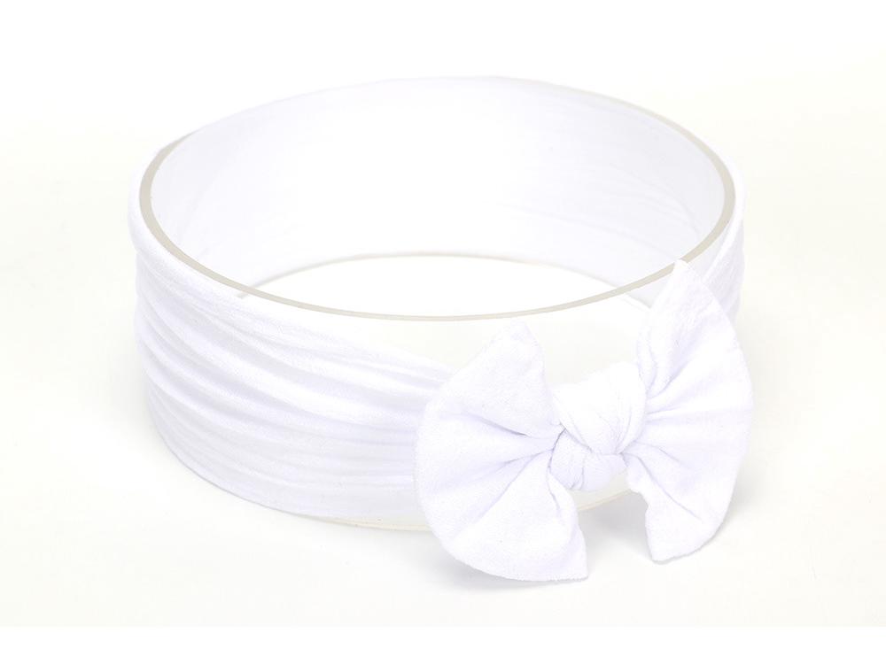 Avrupa ve Amerika Bebek Kız Fiyonklu Saç Bandı - 2021 Naylon Koleksiyonu