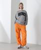 AVIREX CREW NECK L/S SWEAT LOGO 783-3932003 Men's L 382 Oxford