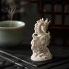 3D Printed Dragon Ornament Chinese Statue, Compact Figurine, Fine Detail Zodiac Collectibles Carving Design, Creative for Office Desk Decor Statue