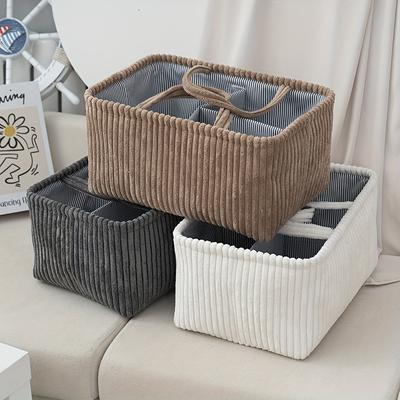 All-in-One Aufbewahrungskorb! Perfekt zum Organisieren von Windeln, Kleidung, Spielzeug & Essentials.
