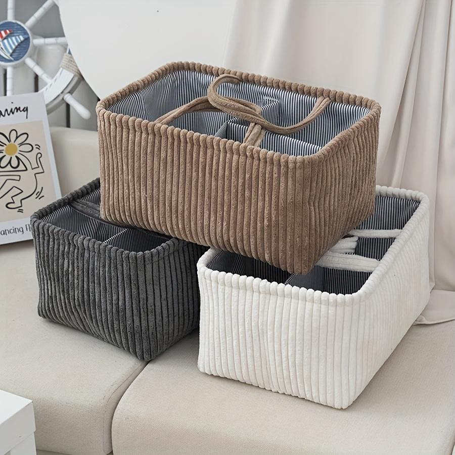 1-piece Multi-functional Storage Basket, Mother's Bag, Diaper Storage Basket, Compartmentalized Storage for Mother