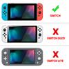 PlayVital ZealProtect Soft Protective Shell for Nintendo Flexible Protective Cover with Screen Thumb Grip and ABXY Directional Button Caps Switch,