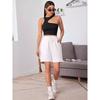 Solid Color round Neck Neck Sleeveless Top Pure Color round Neck Slim Fit Sleeveless Top Women