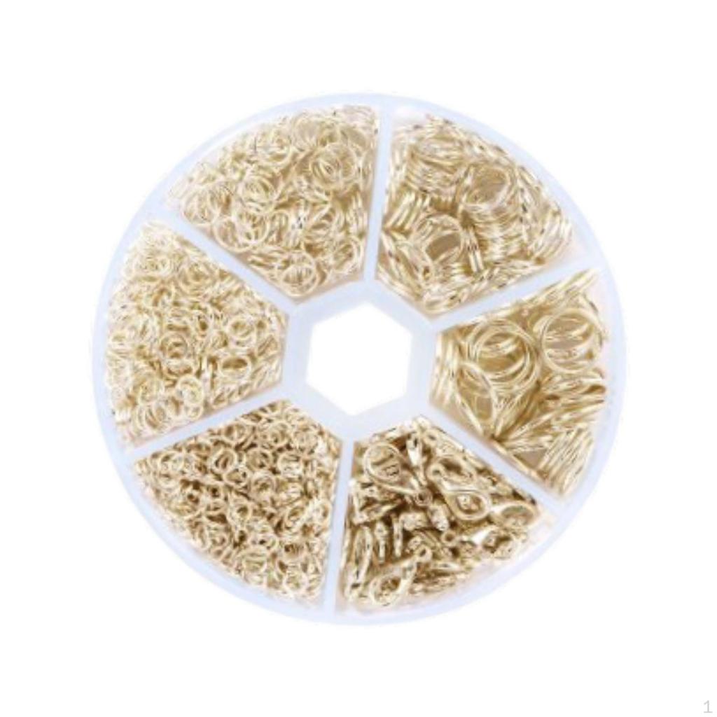 Jump Ring Supplies, Modern Crafts, Portable Multipurpose Metal Accessories for Necklaces,