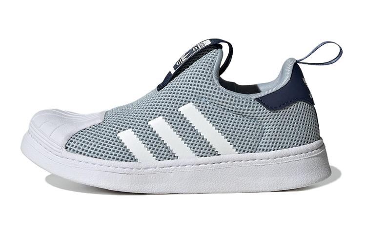 

Adidas Originals SUPERSTAR 360 Mesh Casual Abrasion Resistant Low top Kids Skateboarding Shoes Blue White Kids IF5917 28