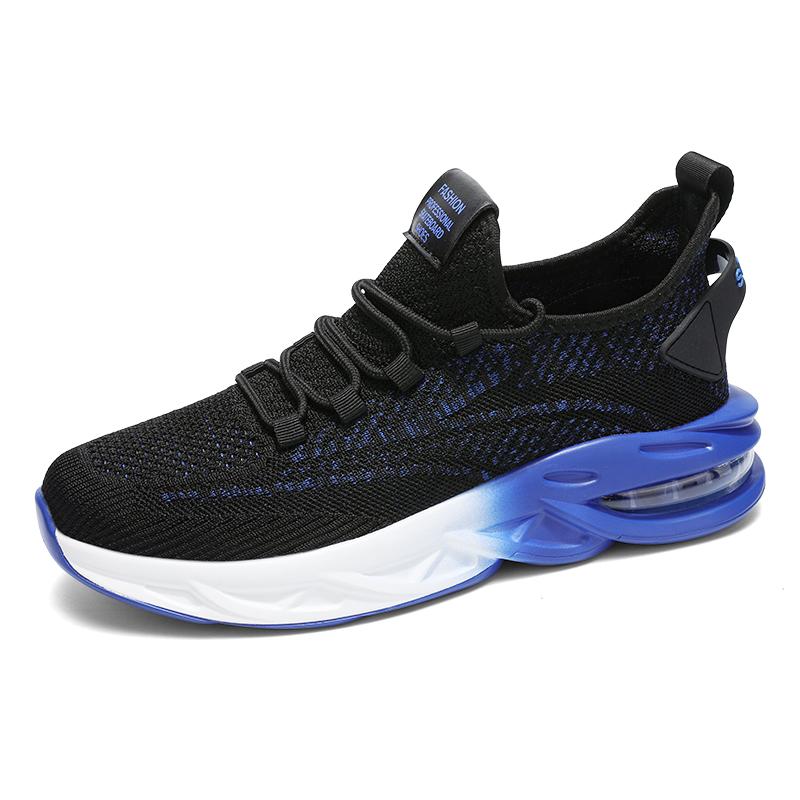 Mens New Autumn Mesh Sports Shoes Anti Slip and Shock Absorbing Air Cushion Running Shoes Trendy Outdoor Casual Walking Shoes