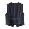 Women's V-Neck Single-Breasted Suit Vest