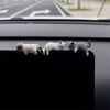 4pcs Cute Car Center Console Decoration Ornaments Kitten Action Figure Auto Dashboard Rearview Mirror Decoration Car Accessories