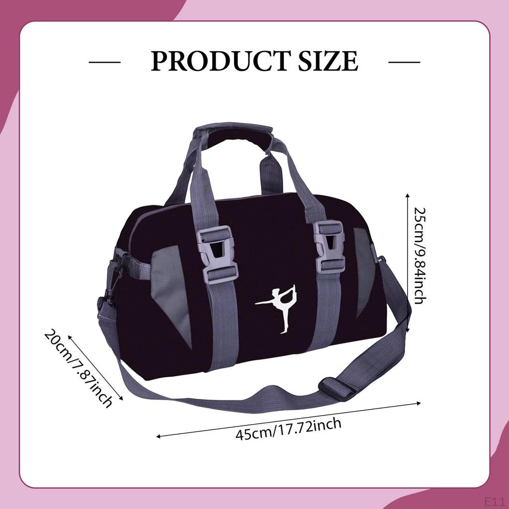 Torba Fitness Crossbody na Przybory Toaletowe Lekka Damska Torba do Przechowywania Regulowany Pasek na Ramię