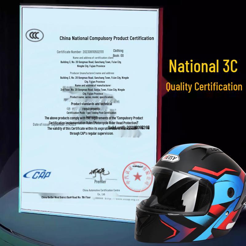 Unisex Motorcycle Helmet - All-Season Open/Full-Face Racing Helmet, Warm and Stylish for Men and Women