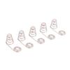 Reliable Metal Coated Battery Coil Contact Plate Coil Springs For 2A Battery Consistent Electrical Linkage