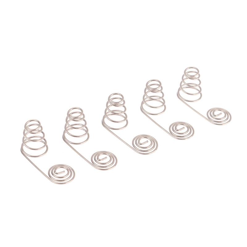 Reliable Metal Coated Battery Coil Contact Plate Coil Springs For 2A Battery Consistent Electrical Linkage