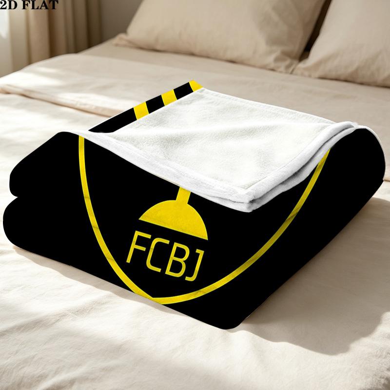 1 Stück Beitar Jerusalem FC Gemustert Flanell Decke Geeignet für Alle Jahreszeiten Für Heimdeko Wärme Und Komfort Geschenke Feiertagsgeschenk