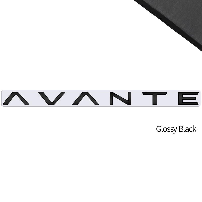 3D ABS For AVANTE 2020 2021 2022 Letter Emblem Car Rear Trunk Decals Badge Auto Accessories Styling