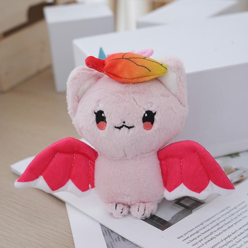 Adorable Cartoon Bat Plush Toy Keychain With Cute Animal Doll For Kids And Adults