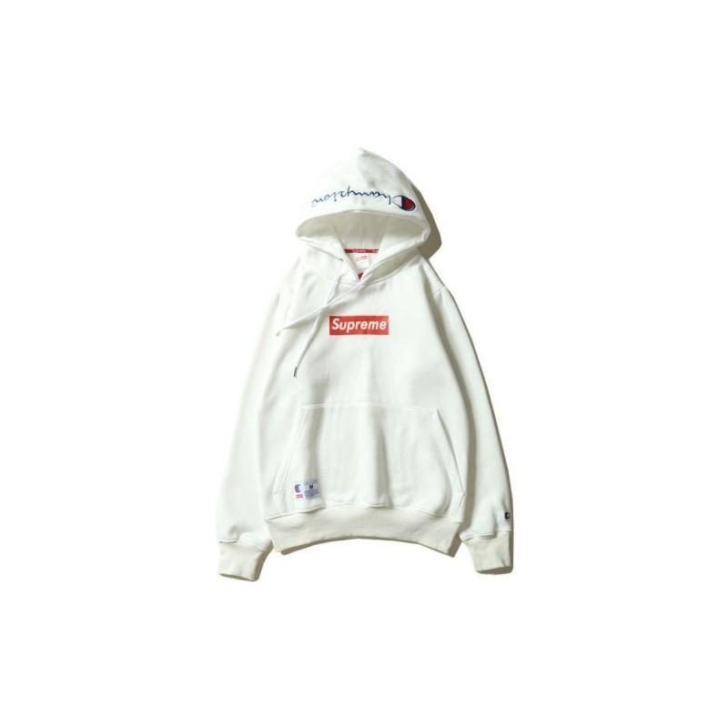 Moletom Novo Supreme Classic Box Logo Jumper Champion Moletom Bordado