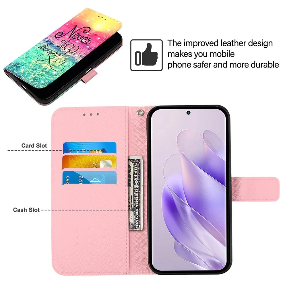 Leather Flip Case for Infinix Note 40 30 VIP 30I Hot 50 50i 40I 20 Play 20i Smart 9 Zero 30 X6851 X666 Book Wallet Phone Cover