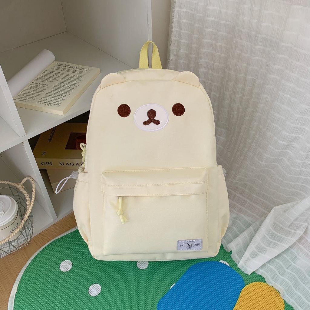 Schoolbag Japanese Harajuku Ins High-value Cartoon Cute Schoolbag Women's New Trendy Korean Version Large-capacity Student Backpack