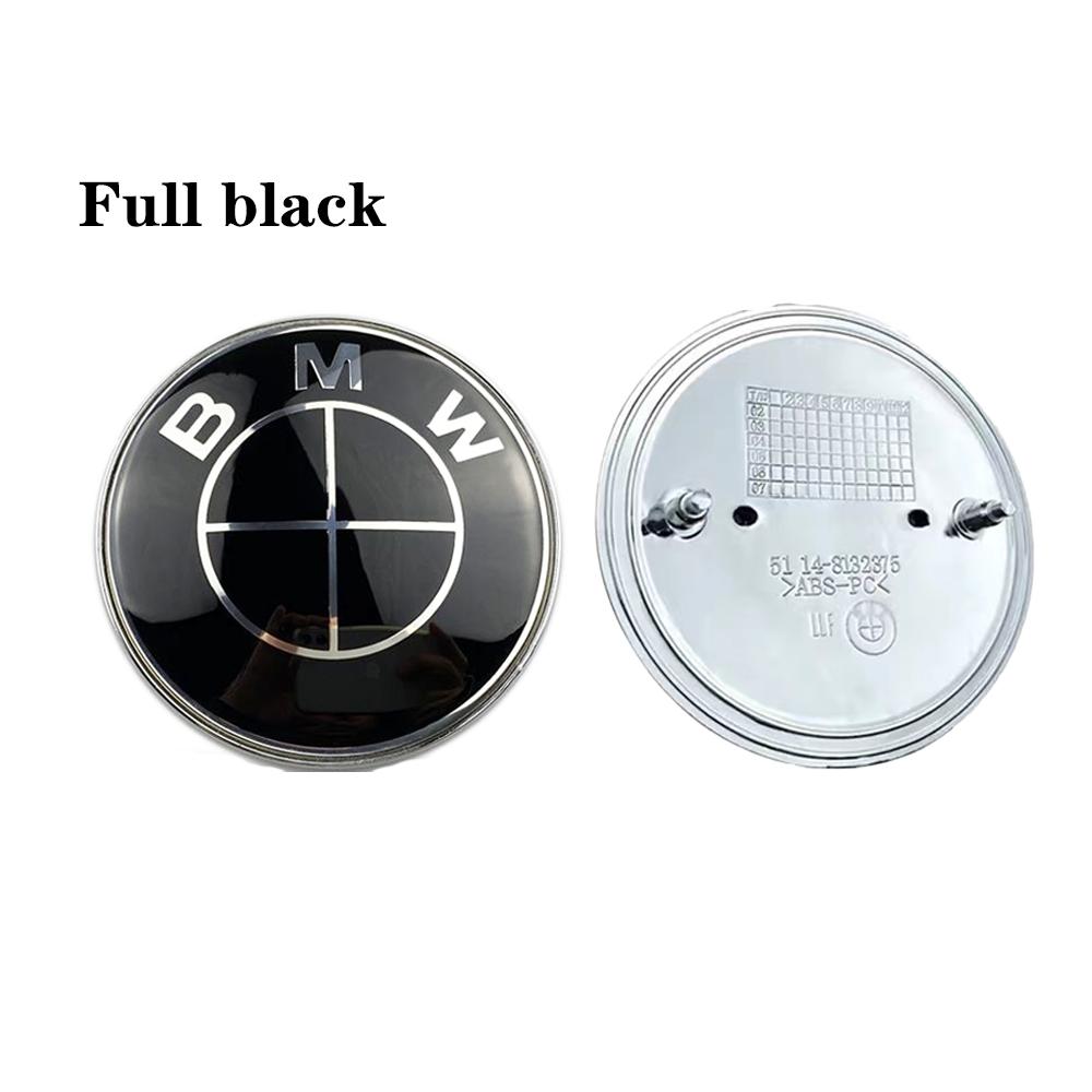 

tt---2Pcs 74mm 82mm Car Front Grille Decorative Front Cover Badge Accessories for BMW E30 E38 E39 E46 E60 E61 E90 X1 X3 X4 X5 X6 2pcs 74mm