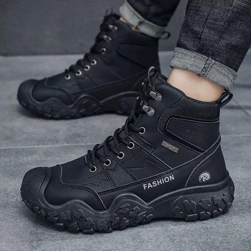 With Lacing Hi Cut Man's Outdoor Shoes Casual Vip Luxury Brand Sneakers Basketball Player Sport Beskete New Fast Pro