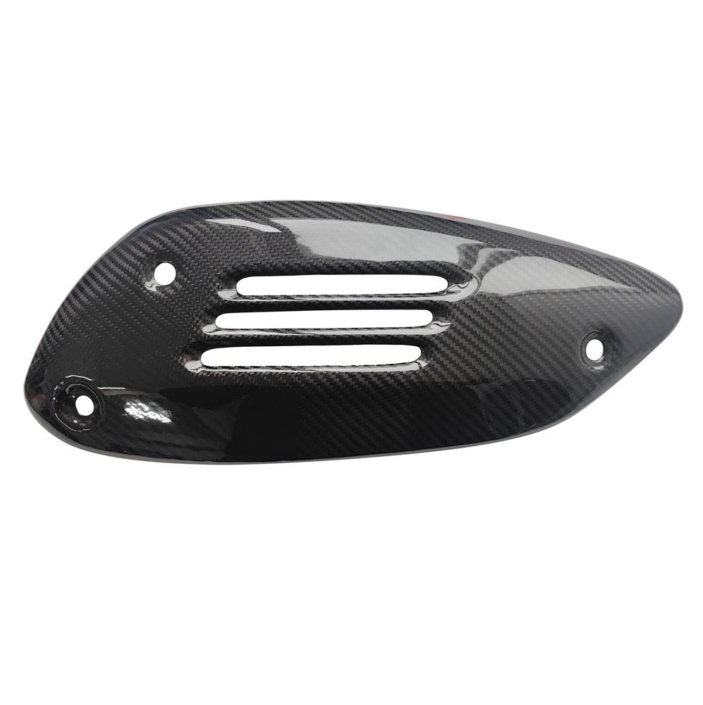 Carbon Fiber Motorcycle Exhaust Pipe Protection Cover for VESPA GTS GTV GTE 125 250 300 2013-2023