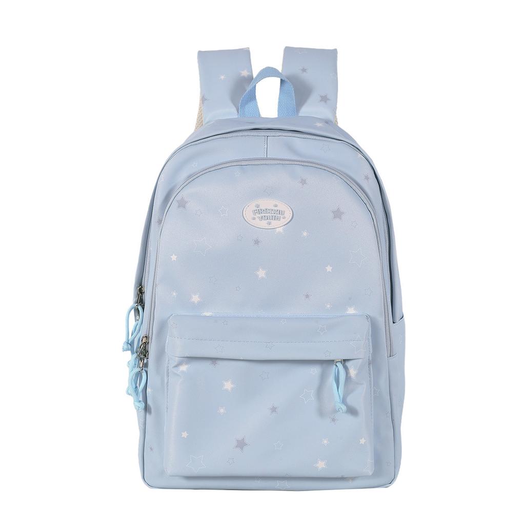 Schoolbag Cute Star School Bag High School Girl Large Capacity Student Backpack College Student Travel Lightweight Backpack Female