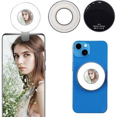 Mobile Phone Selfie Fill Light Adjustable Brightness Computer Conference Lens Fill Light Rechargeable Makeup Lamp