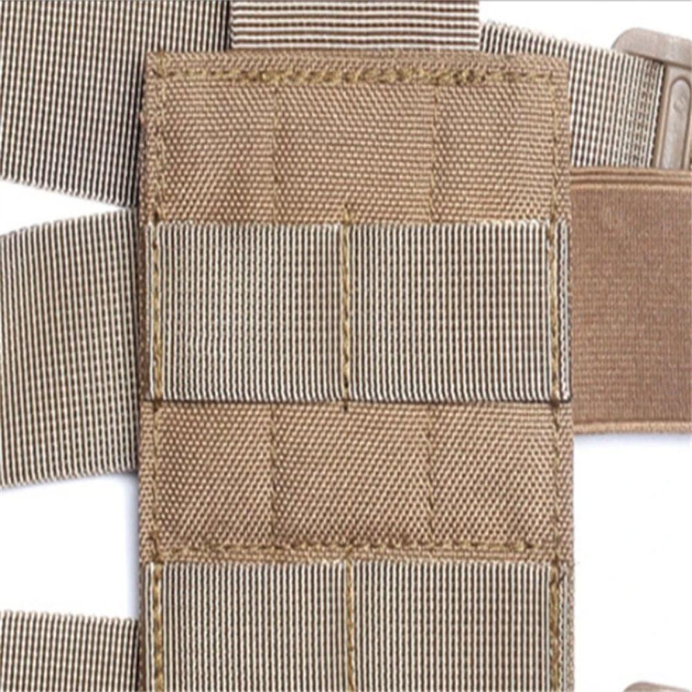 MOLLE Drop Leg Wraps Atmungsaktives Oberschenkel Rig Panel Universelle Outdoor-Beintasche Reise