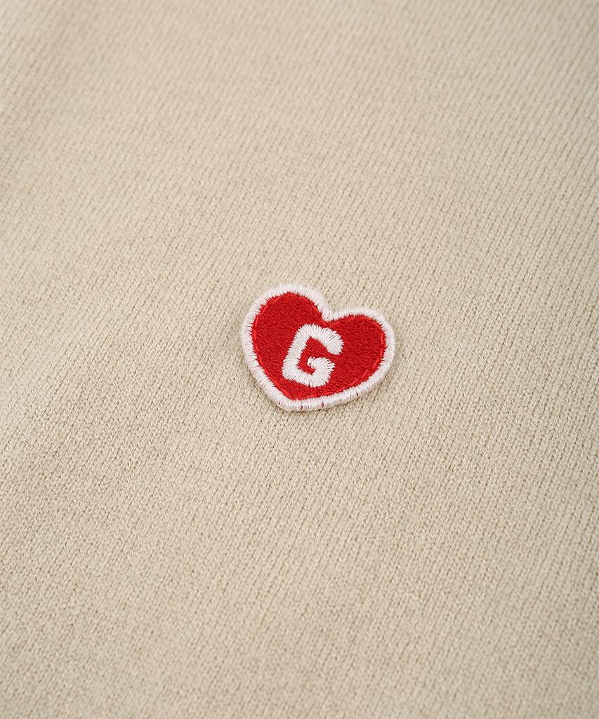 Grailz Signature Heart Cardigan [Beige]