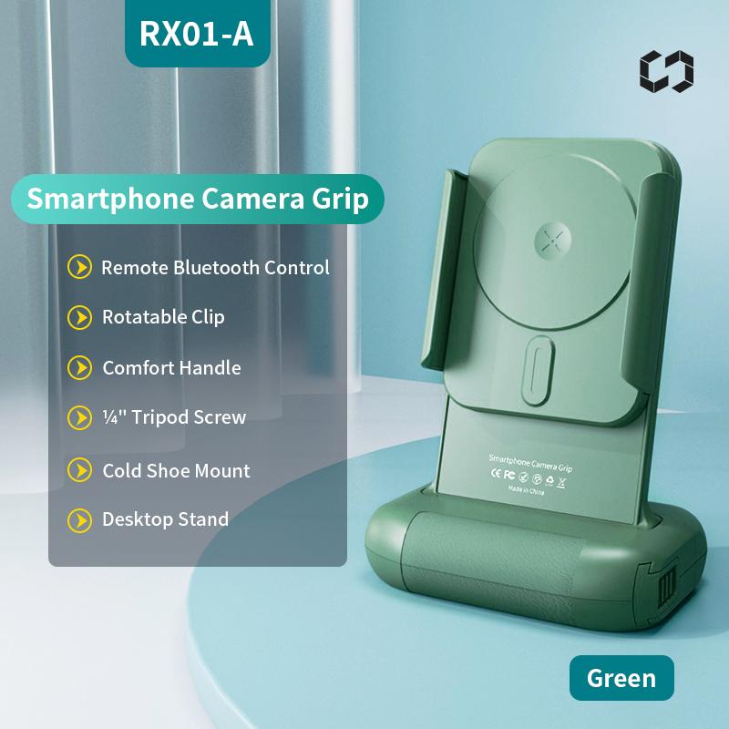 Upgraded Smartphone Camera Shutter Grip Bluetooth Selfie Handle Camera Photo Stabilizer With Fill Light Wireless Charging